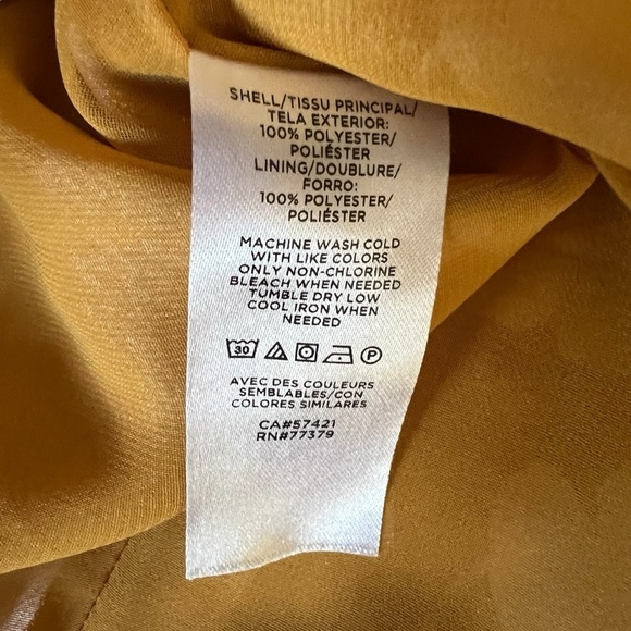 Ann Taylor Floral Square Neck Puff Top Size 8 - Picture 6 of 6